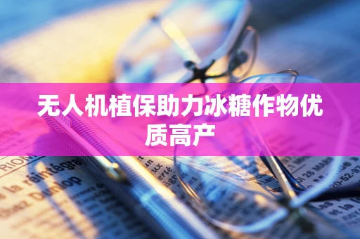 无人机植保助力冰糖作物优质高产