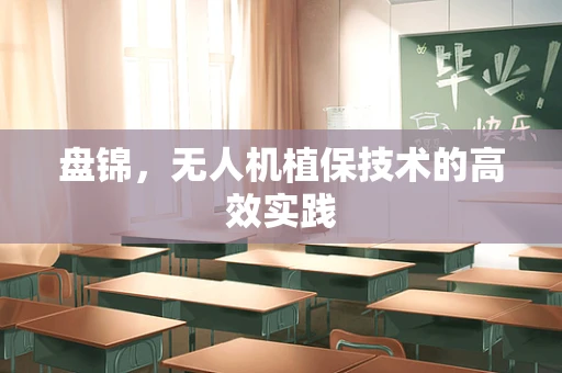 盘锦，无人机植保技术的高效实践