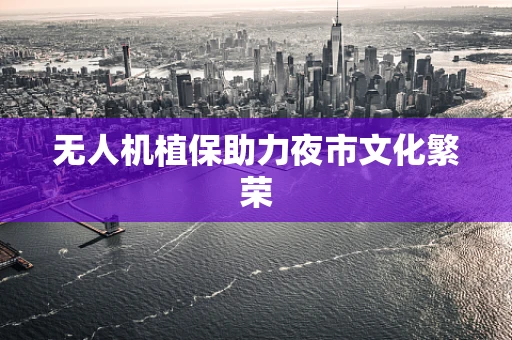 无人机植保助力夜市文化繁荣