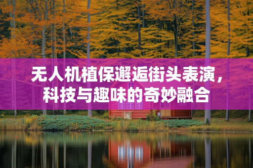 无人机植保邂逅街头表演，科技与趣味的奇妙融合