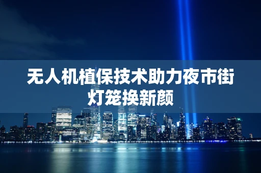 无人机植保技术助力夜市街灯笼换新颜