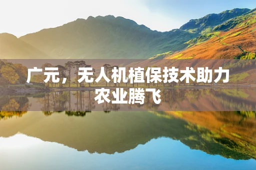 广元，无人机植保技术助力农业腾飞