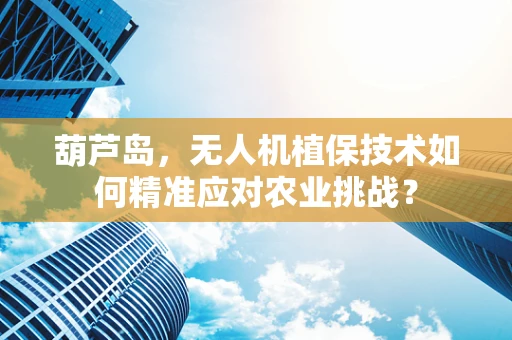 葫芦岛，无人机植保技术如何精准应对农业挑战？