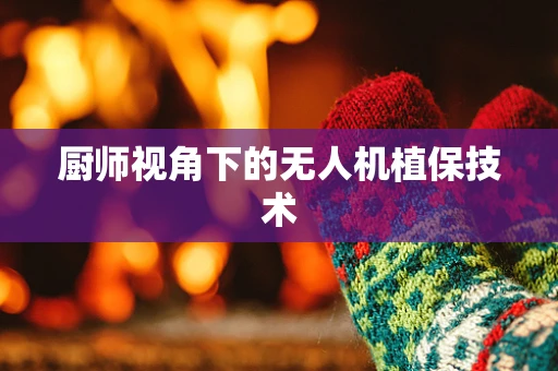 厨师视角下的无人机植保技术