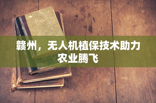 赣州，无人机植保技术助力农业腾飞