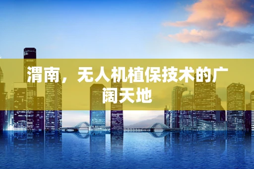 渭南，无人机植保技术的广阔天地