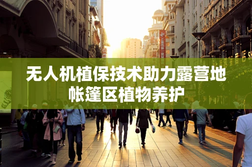 无人机植保技术助力露营地帐篷区植物养护