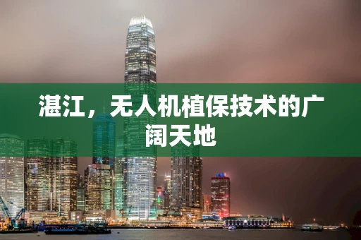 湛江，无人机植保技术的广阔天地
