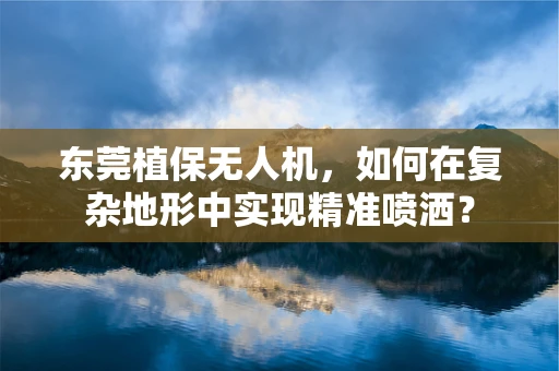 东莞植保无人机，如何在复杂地形中实现精准喷洒？