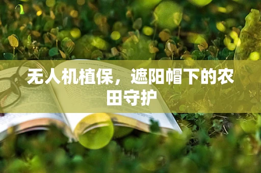 无人机植保，遮阳帽下的农田守护