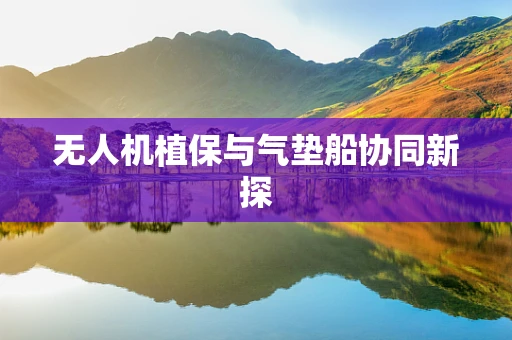 无人机植保与气垫船协同新探