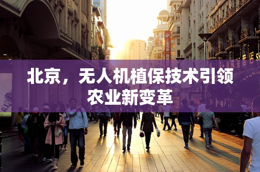 北京，无人机植保技术引领农业新变革