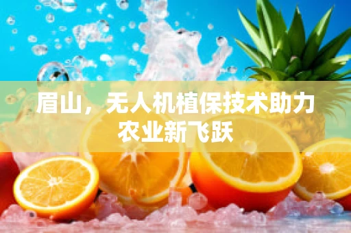眉山，无人机植保技术助力农业新飞跃