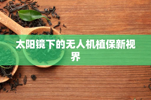 太阳镜下的无人机植保新视界