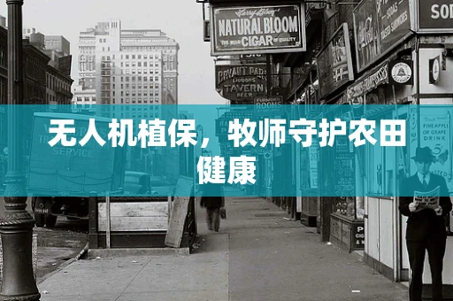 无人机植保，牧师守护农田健康