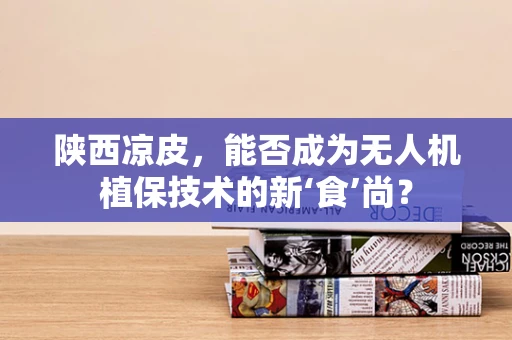 陕西凉皮，能否成为无人机植保技术的新‘食’尚？