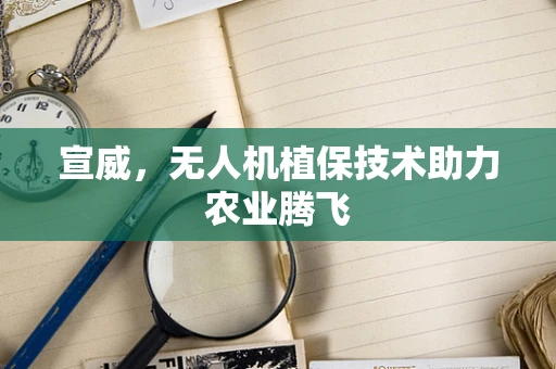 宣威，无人机植保技术助力农业腾飞