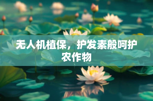 无人机植保，护发素般呵护农作物