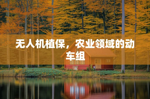 无人机植保，农业领域的动车组