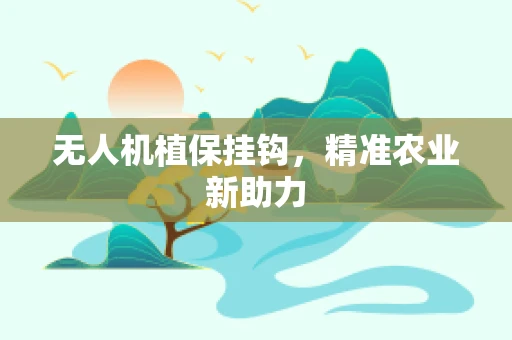 无人机植保挂钩，精准农业新助力