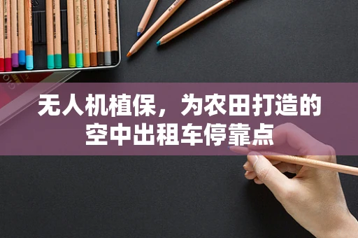 无人机植保，为农田打造的空中出租车停靠点