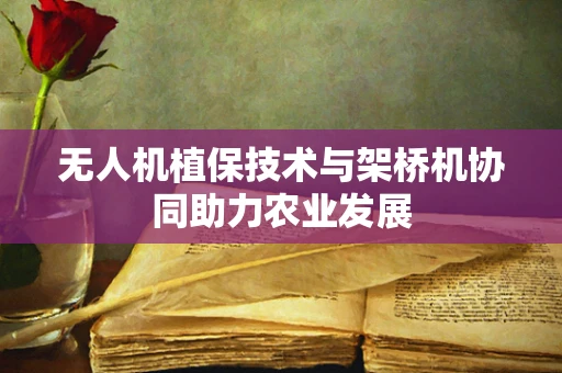无人机植保技术与架桥机协同助力农业发展