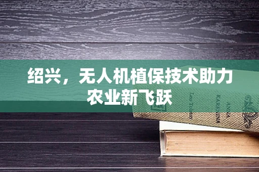 绍兴，无人机植保技术助力农业新飞跃