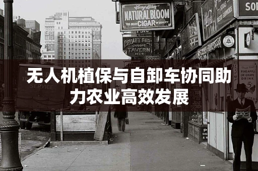 无人机植保与自卸车协同助力农业高效发展