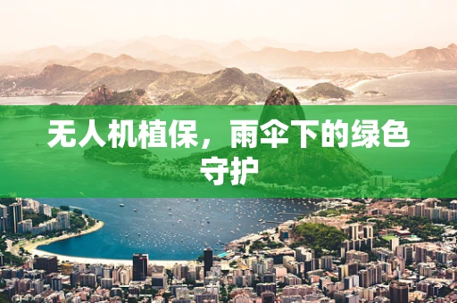 无人机植保，雨伞下的绿色守护