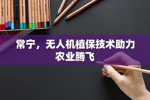 常宁，无人机植保技术助力农业腾飞
