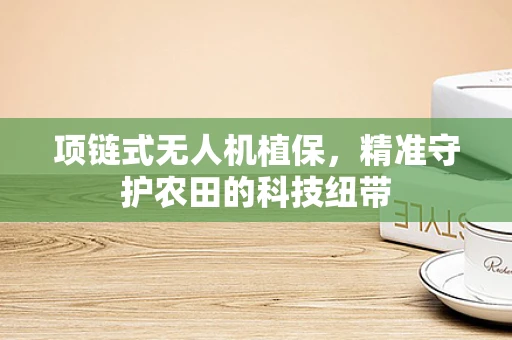 项链式无人机植保，精准守护农田的科技纽带