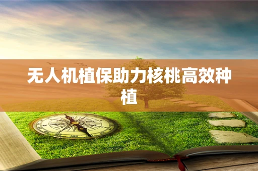 无人机植保助力核桃高效种植