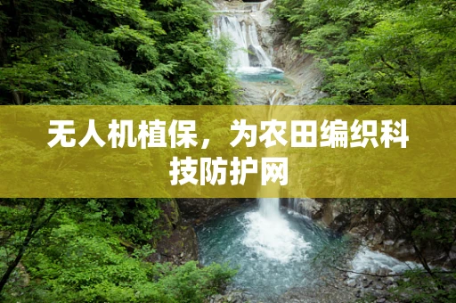 无人机植保，为农田编织科技防护网