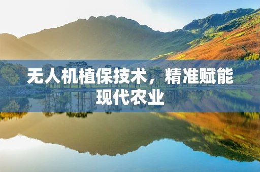 无人机植保技术，精准赋能现代农业