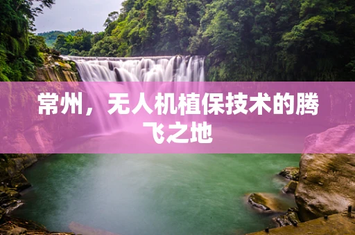 常州，无人机植保技术的腾飞之地