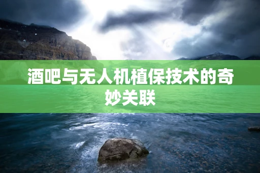 酒吧与无人机植保技术的奇妙关联