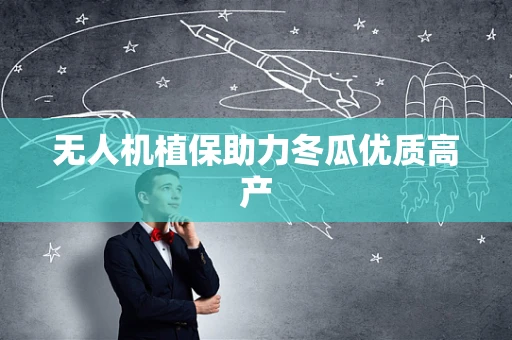 无人机植保助力冬瓜优质高产