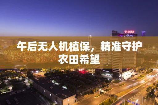 午后无人机植保，精准守护农田希望