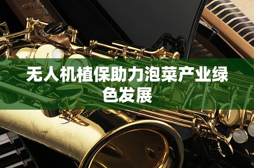 无人机植保助力泡菜产业绿色发展