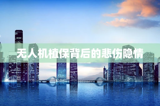 无人机植保背后的悲伤隐情