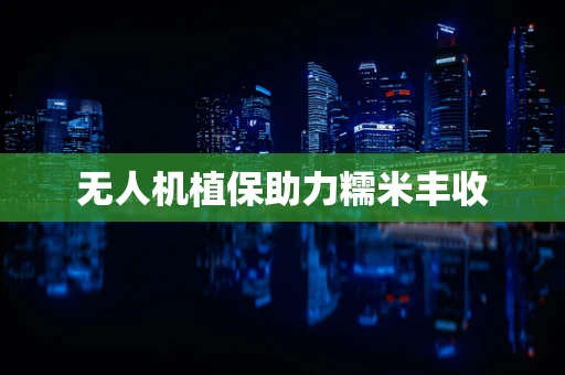 无人机植保助力糯米丰收