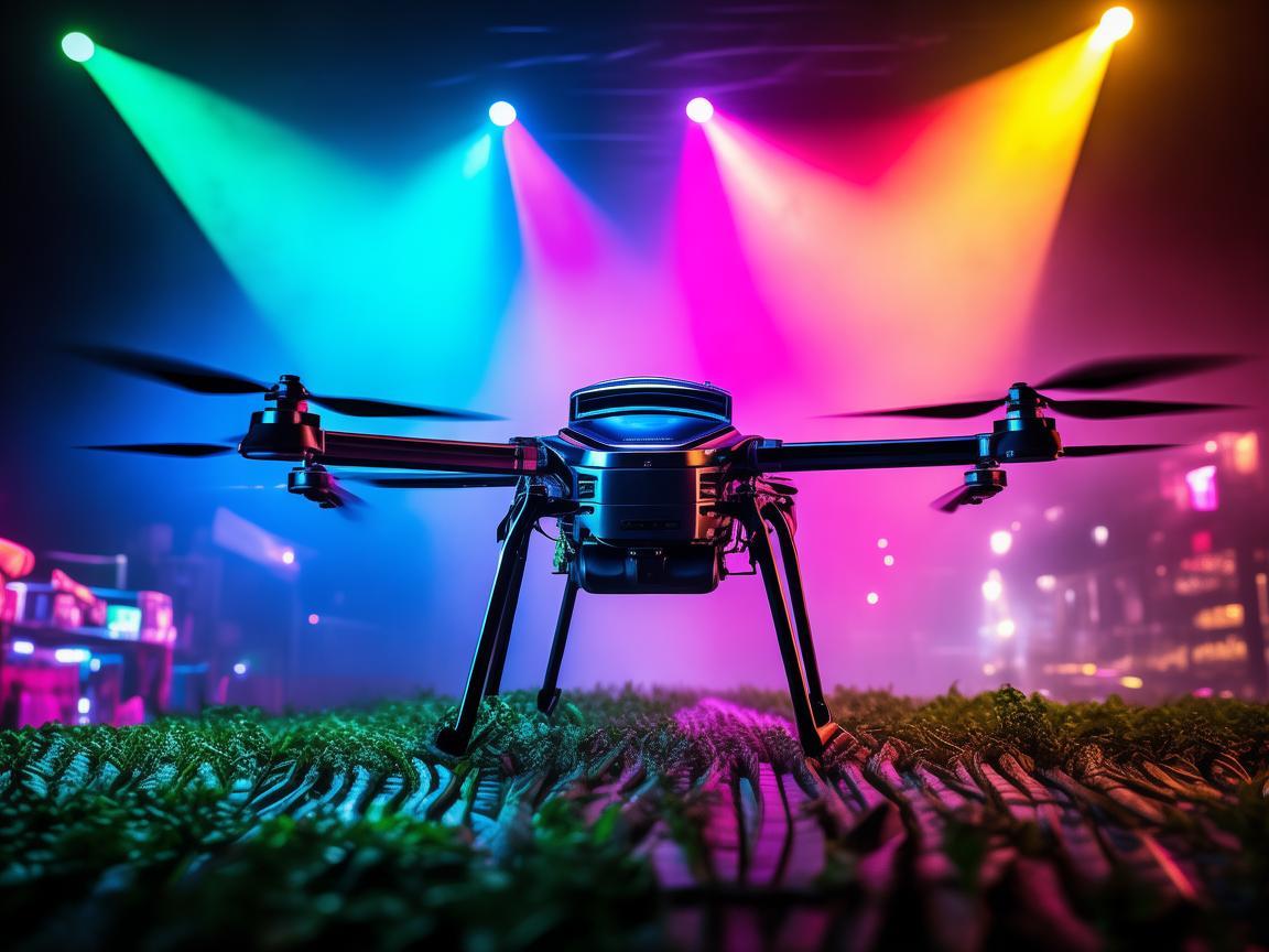 夜店灯光下的无人机植保新探索