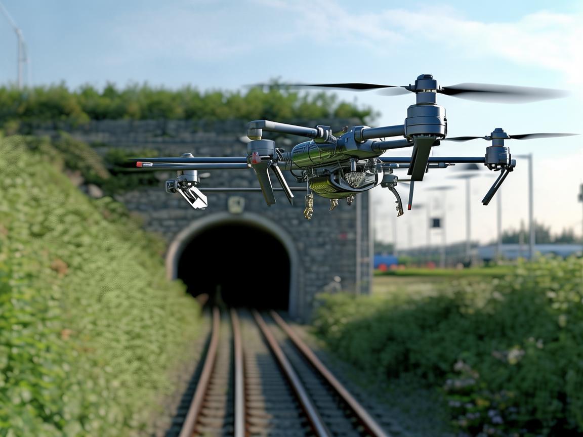 无人机植保技术助力铁路隧道养护