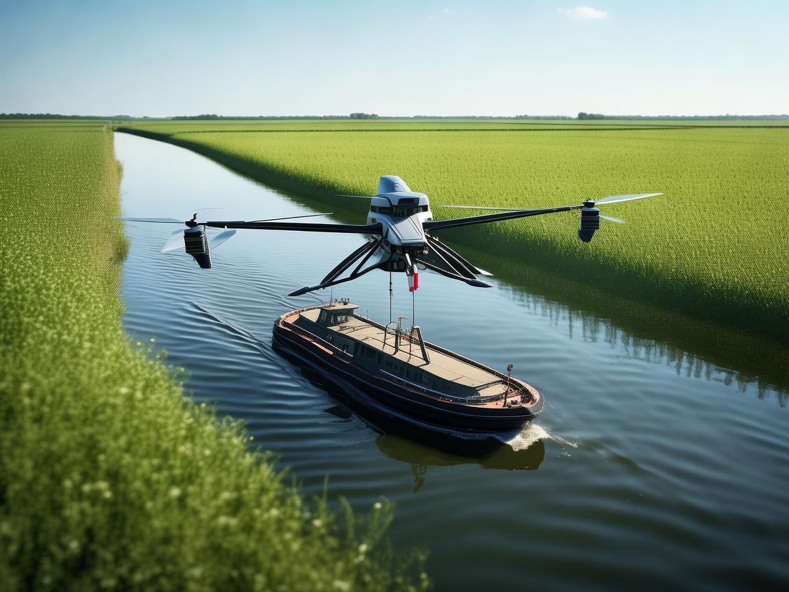 无人机植保之拖船助力高效作业