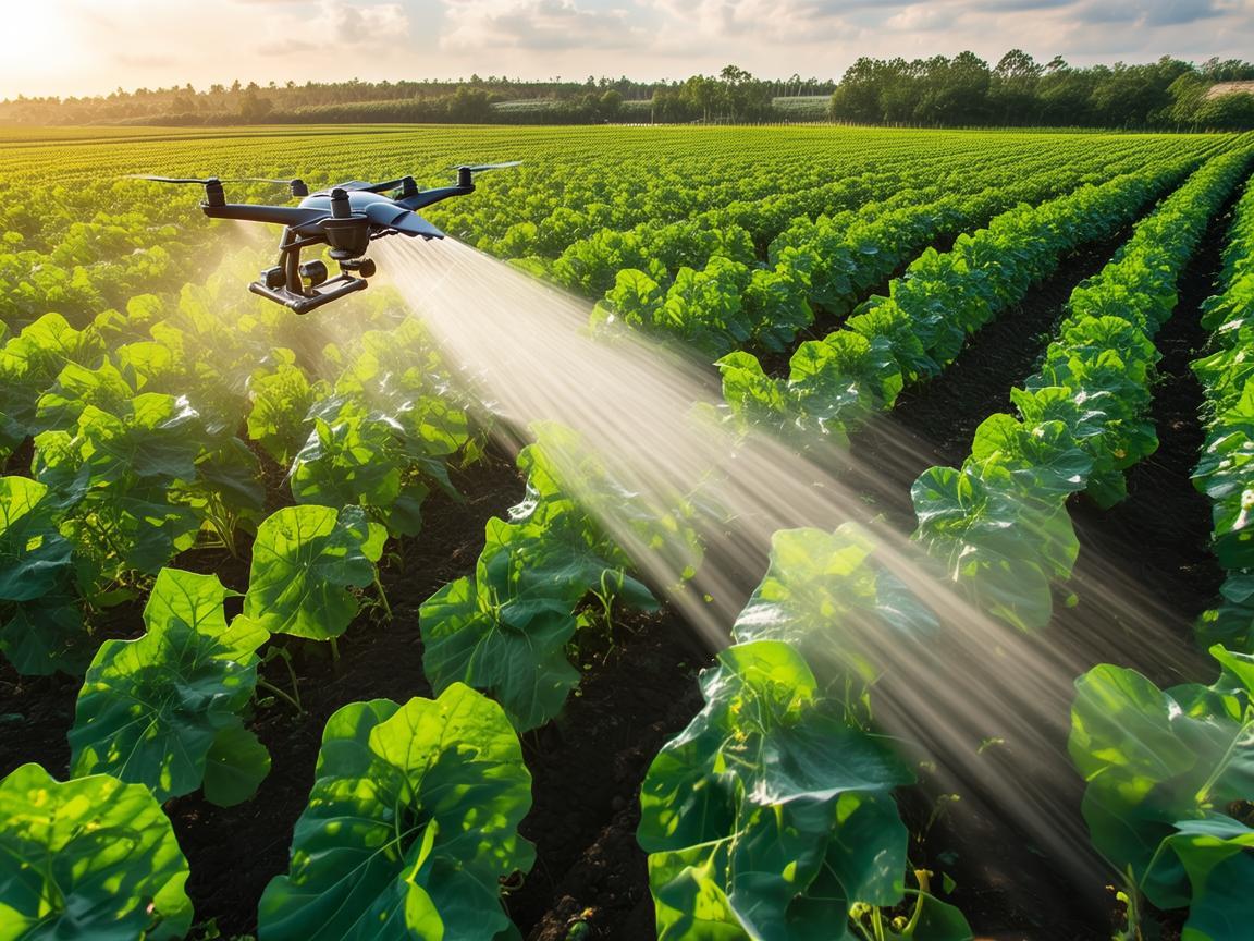 无人机植保助力山药优质高产