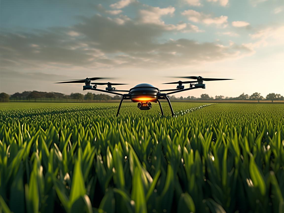 无人机植保技术，琥珀之光点亮农田守护梦