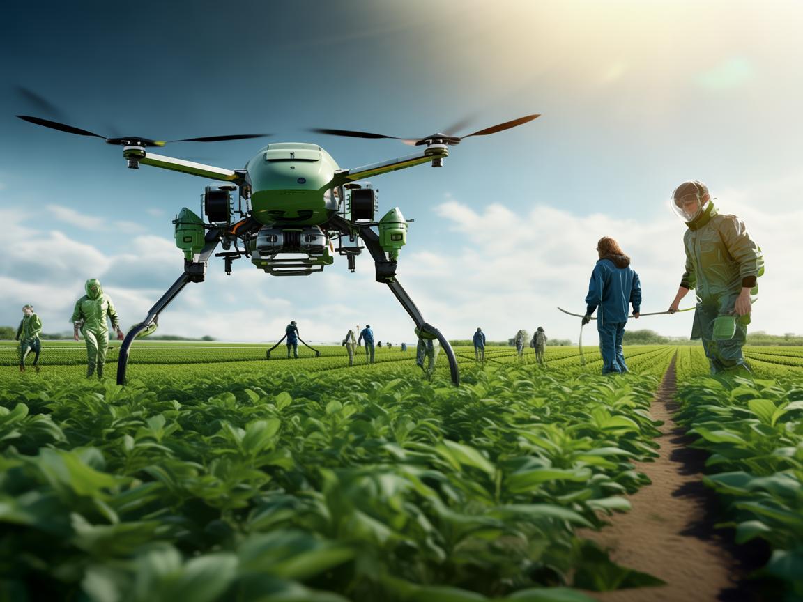 无人机植保与运动服套装助力农业新篇