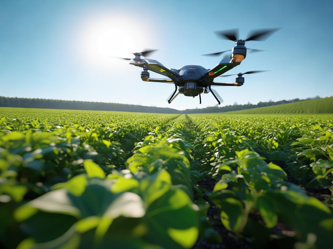 无人机植保，蹦极式精准守护农田