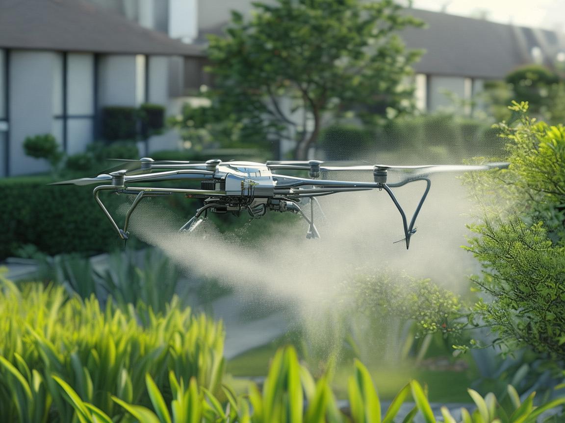 小区无人机植保，守护绿色家园