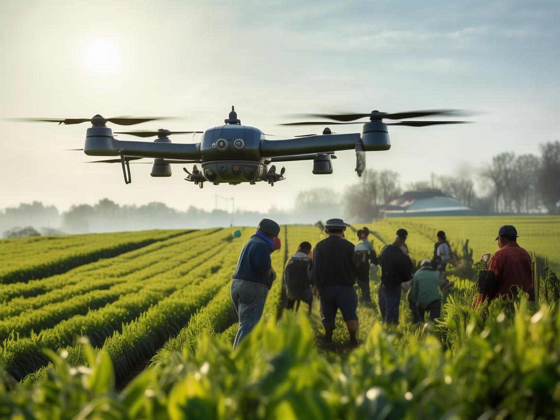 无人机植保助力农民工转型